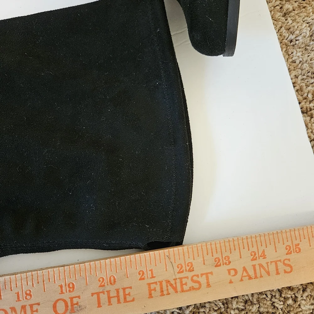 Sam Edelman Over-the-Knee black microsuede boot, size 7.5